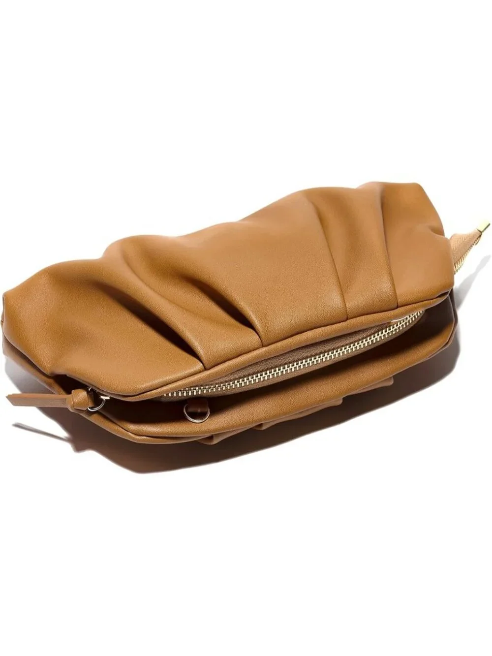 👜 Women's Brown Faux Leather Evening Formal Crossbody Bag Stylish Clutch Purses